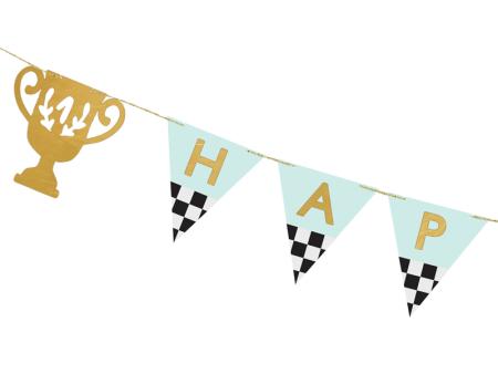 Car Racing Buchstabengirlande (1,12€/M)